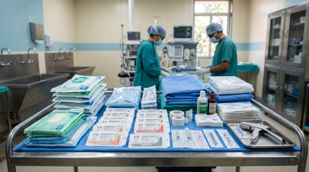 Surgical Consumables Hospitals Hospital Surgical Supplies Disposable Surgical Products Essential Medical Consumables Operating Room Supplies